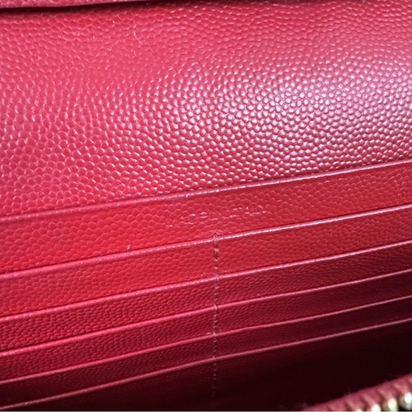 Yves Saint Laurent Cassandre Chain Crossbody Bag in Red - Picture 6 of 11